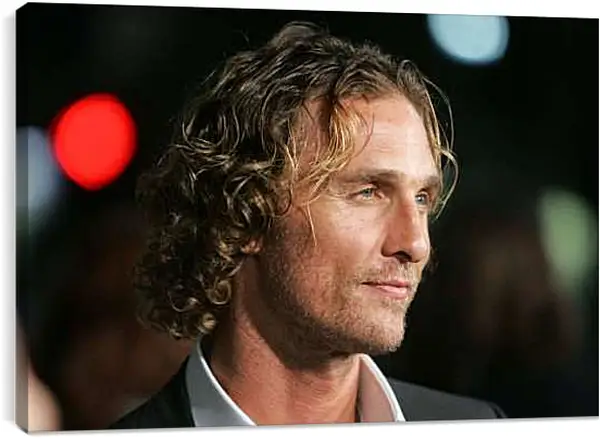 Постер на подрамнике - Мэттью Макконахи. Matthew McConaughey