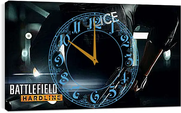Часы картина - Battlefield: Hardline