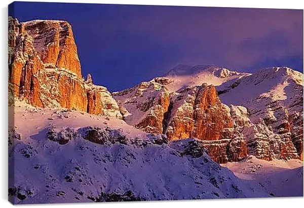 Постер на подрамнике - Зима