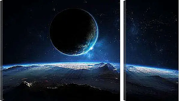 Модульная картина - Космос