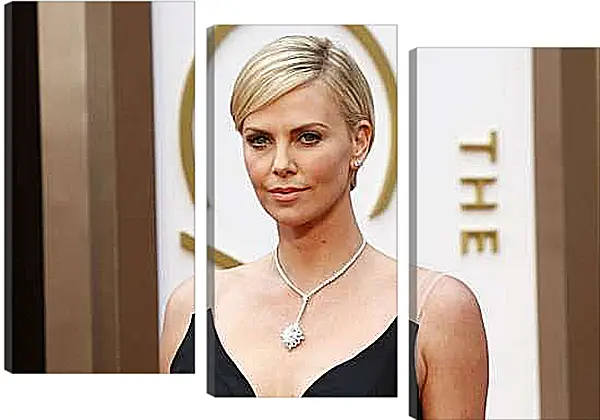 Модульная картина - Шарлиз Терон. Charlize Theron