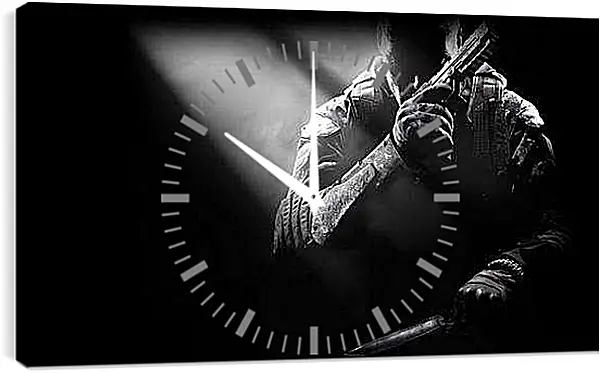 Часы картина - Call Of Duty: Black Ops