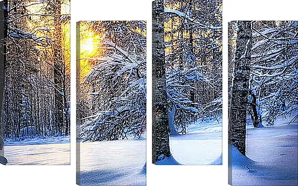 Модульная картина - Зима