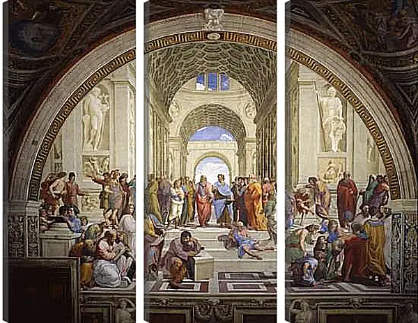 Модульная картина - Афинская школа. Рафаэль Санти