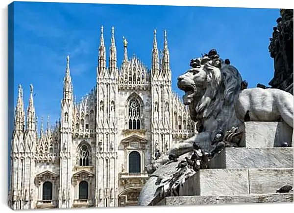Постер на подрамнике - Собор в Милане