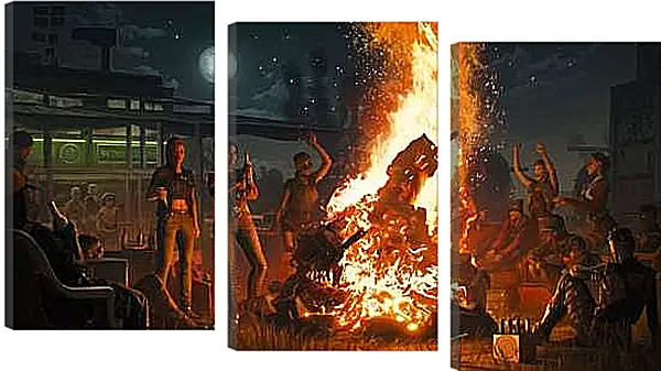 Модульная картина - Cyberpunk 2077