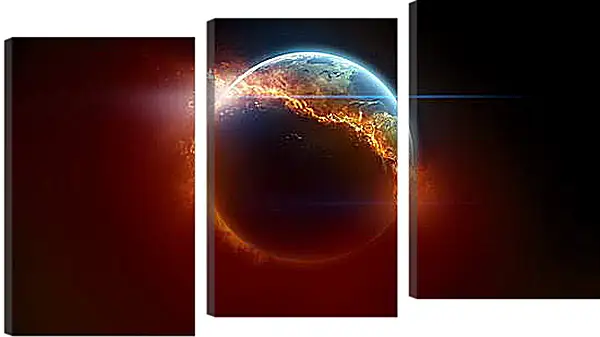 Модульная картина - Космос