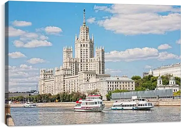 Постер на подрамнике - Котельнеческая набережная