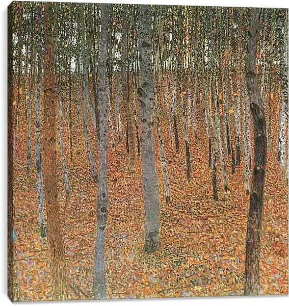 Постер на подрамнике - Buchenwald I. Густав Климт