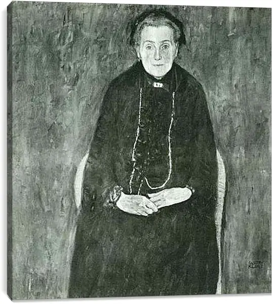 Постер на подрамнике - Bildnis Barbara Floge. Густав Климт