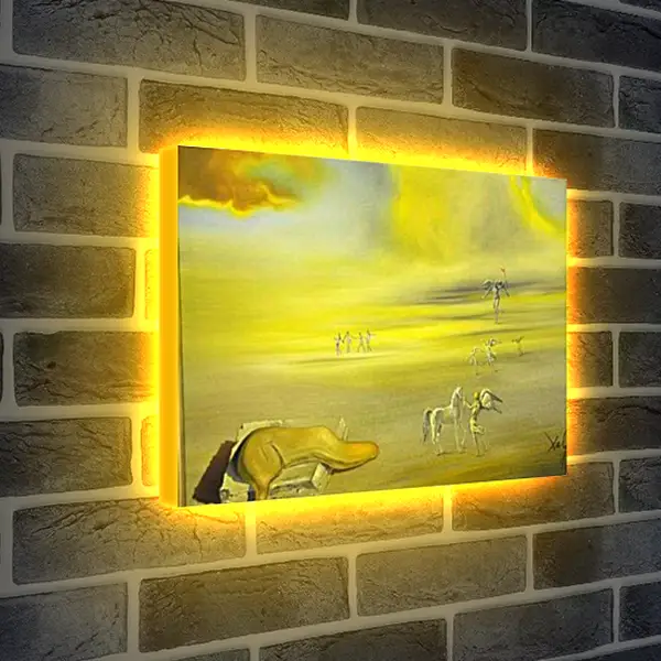 Лайтбокс световая панель - Неизвестная картина. Сальвадор Дали