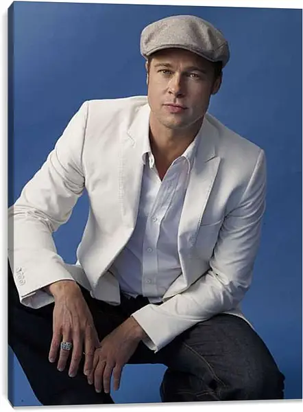 Постер на подрамнике - Брэд Питт. Brad Pitt