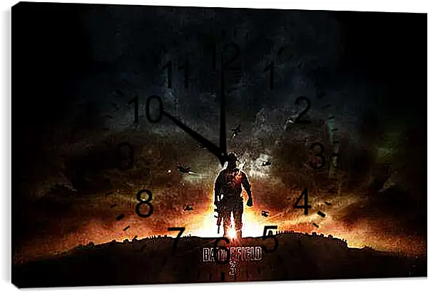 Часы картина - Battlefield 3