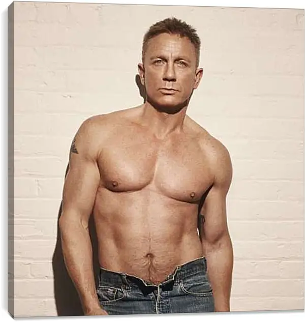 Постер на подрамнике - Дэниел Крейг. Daniel Craig