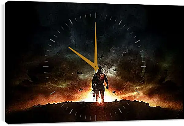 Часы картина - Battlefield 3