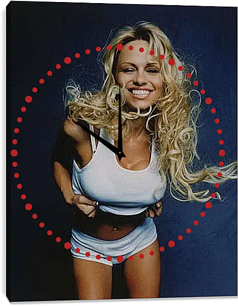 Часы картина - Pamela Anderson - Памела Андерсон
