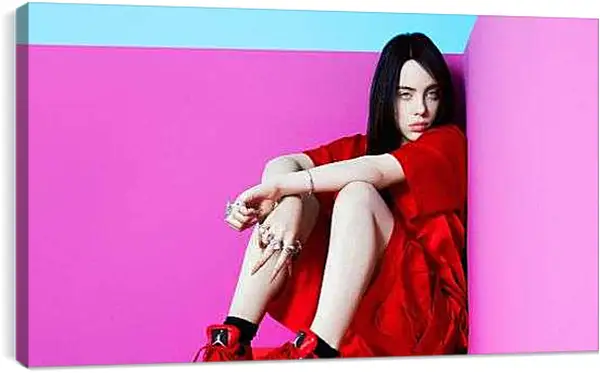 Постер на подрамнике - Билли Айлиш