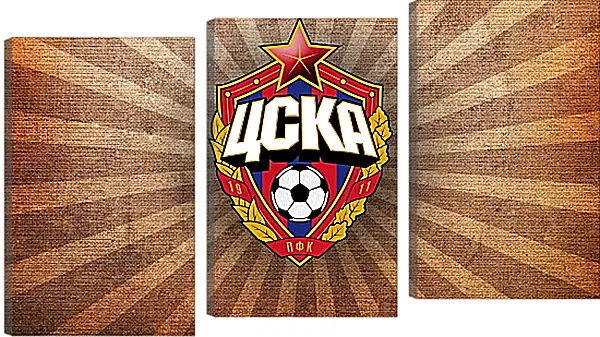 Модульная картина - Эмблема ФК ЦСКА Москва