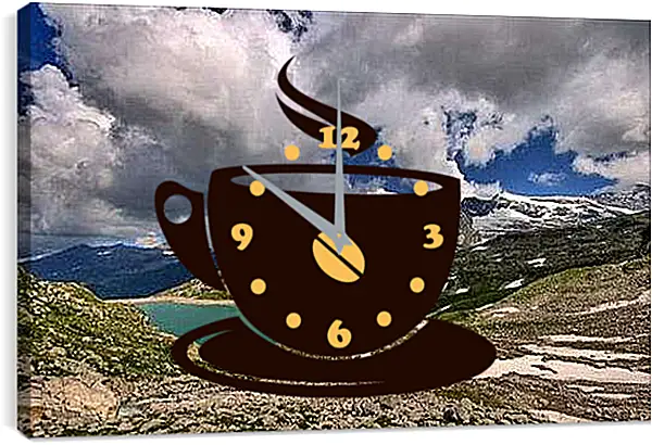 Часы картина - Природа