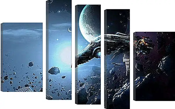 Модульная картина - Космос