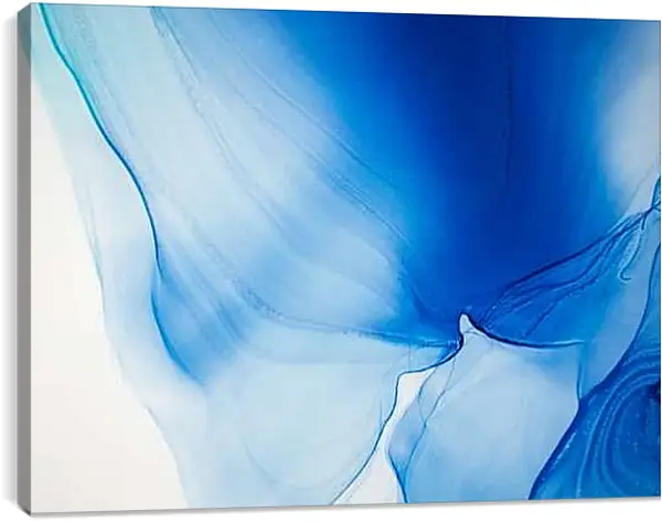 Постер на подрамнике - Abstract vivid blue1. Mari Dein