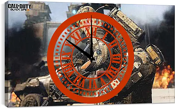 Часы картина - Call Of Duty: Black Ops III