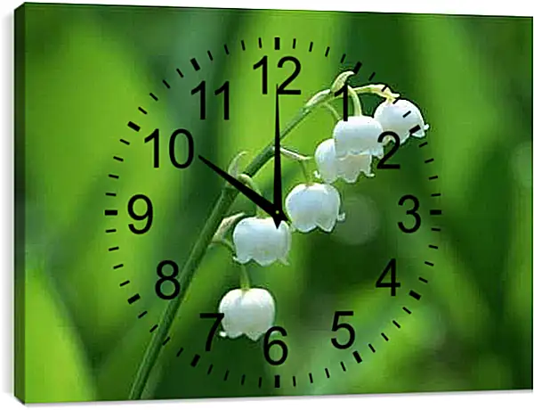 Часы картина - Ландыши