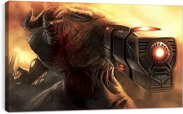 Постер на подрамнике - Doom 3
