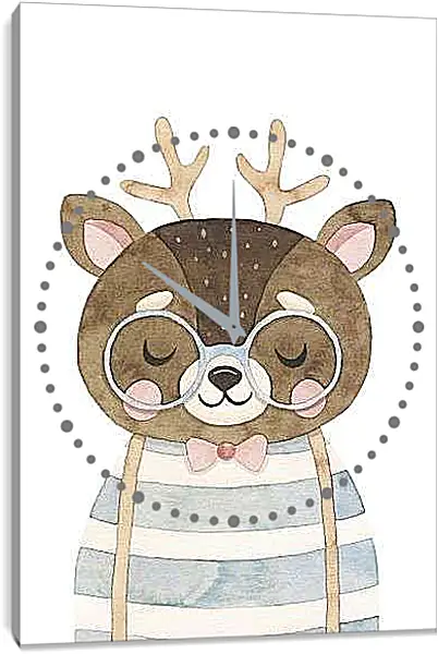 Часы картина - Олень