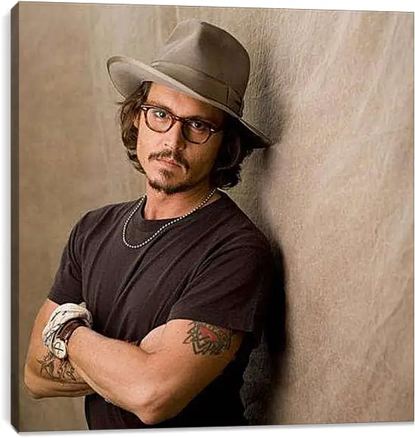 Постер на подрамнике - Johnny Depp - Джонни Депп