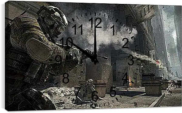 Часы картина - Call Of Duty