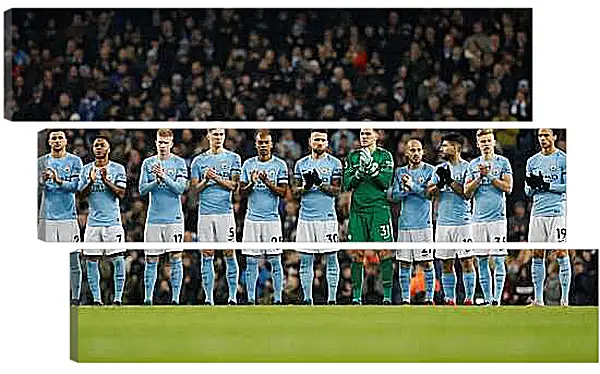 Модульная картина - ФК Манчестер Сити. FC Manchester City