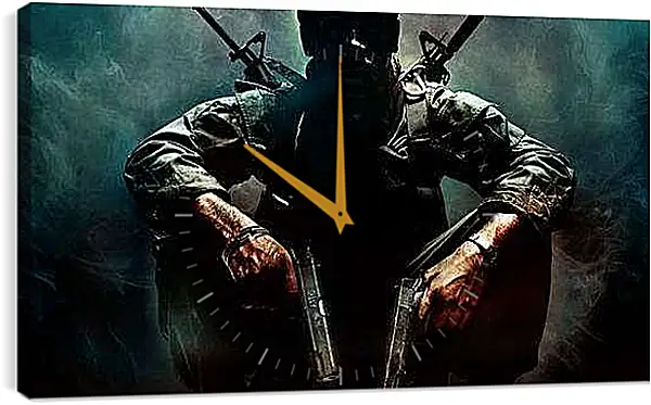 Часы картина - Call Of Duty: Black Ops