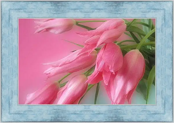 Картина в раме - Весна