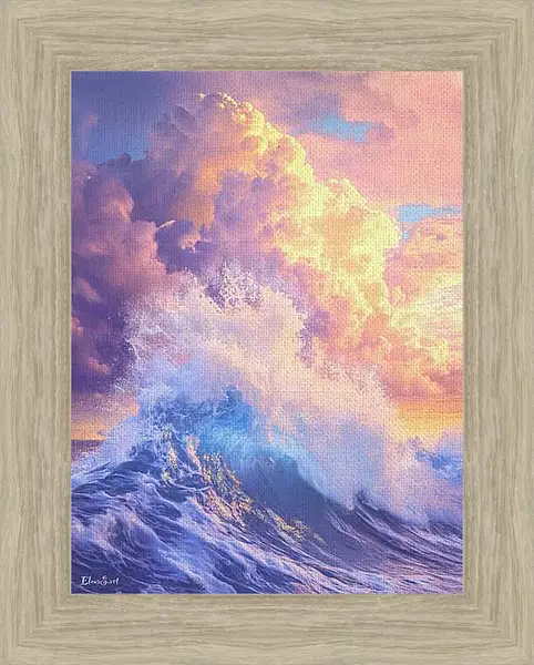 Картина в раме - Wave 21