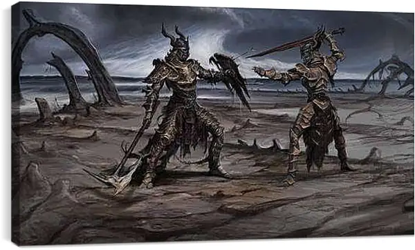 Постер на подрамнике - The Elder Scrolls V: Skyrim
