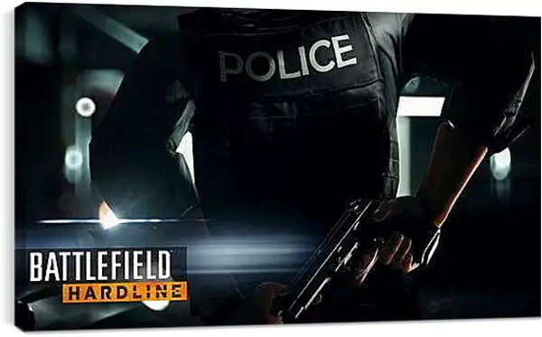 Постер на подрамнике - Battlefield: Hardline
