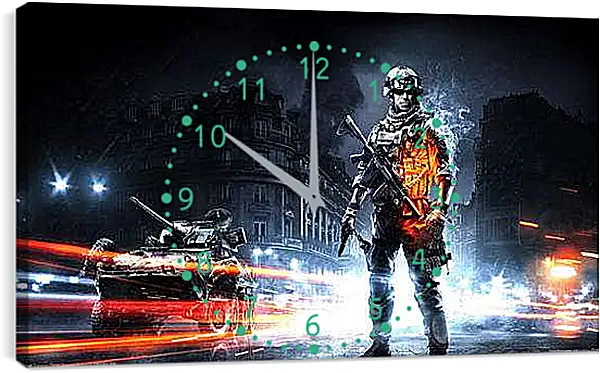 Часы картина - Battlefield 3