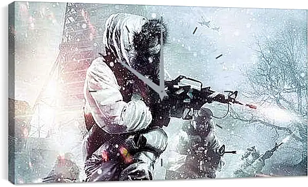 Часы картина - Call Of Duty: Black Ops