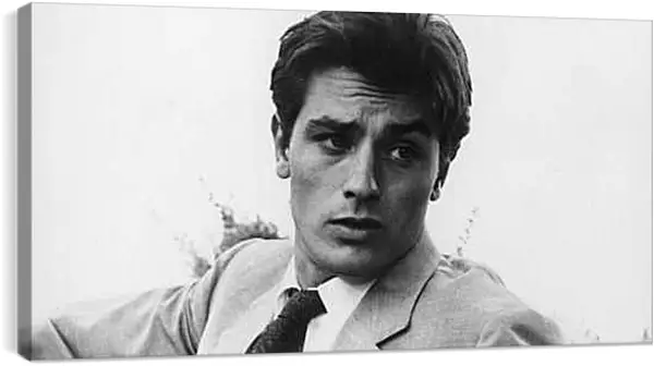 Постер на подрамнике - Ален Делон. Alain Delon
