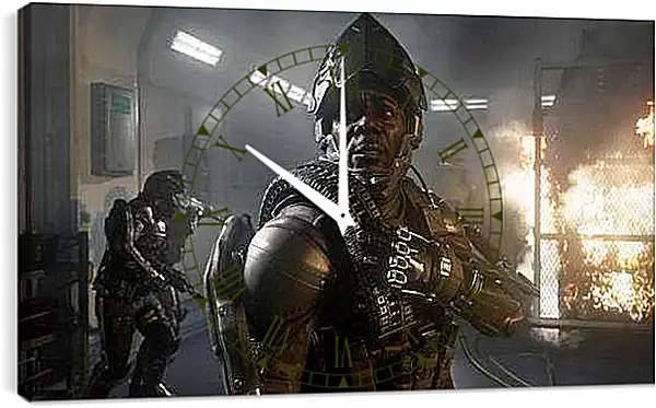 Часы картина - Call Of Duty: Advanced Warfare