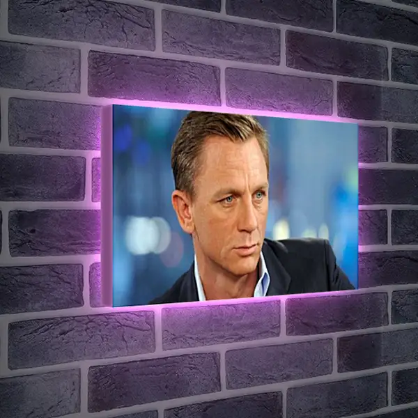 Лайтбокс световая панель - Дэниел Крейг. Daniel Craig