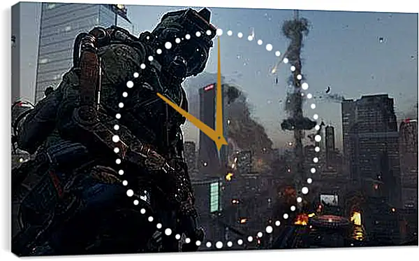 Часы картина - Call Of Duty: Advanced Warfare