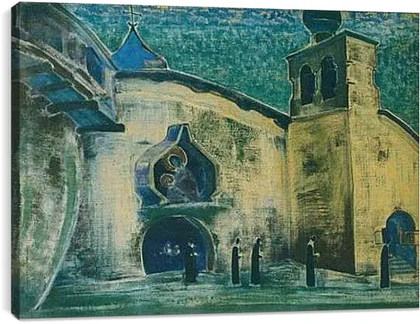 Постер на подрамнике - И мы приносим свет. Рерих Николай