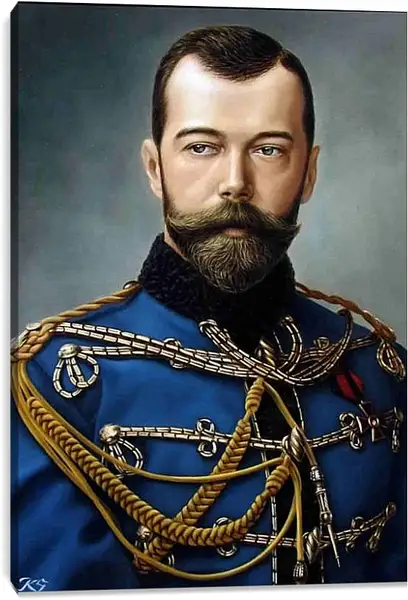 Постер на подрамнике - Николай II