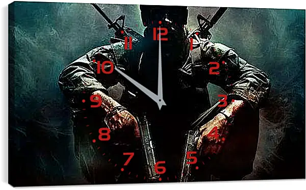 Часы картина - Call Of Duty: Black Ops