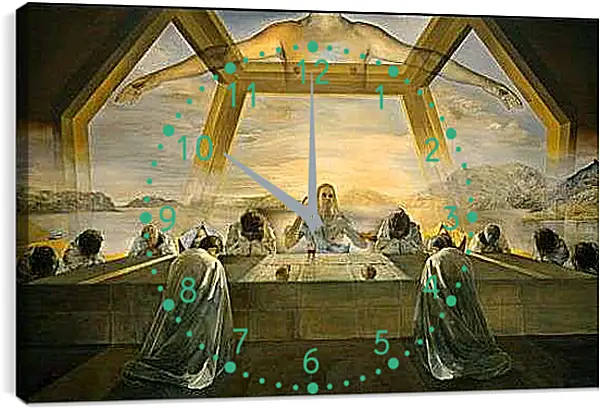 Часы картина - The Sacrament of the Last Supper. (Тайная вечеря) Сальвадор Дали