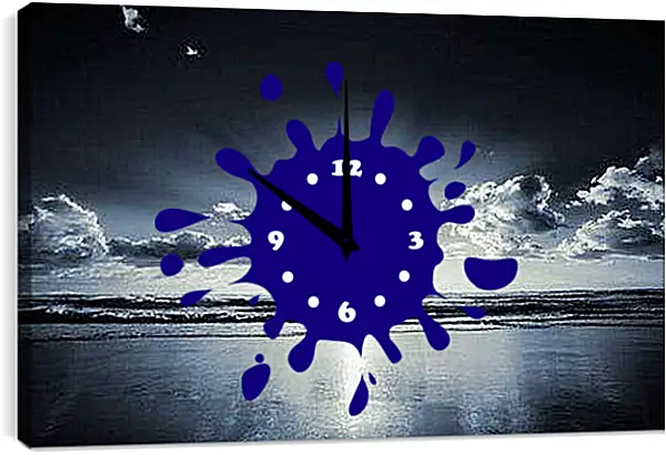 Часы картина - Восход солнца