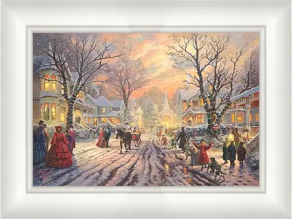 Картина в раме - Рождество