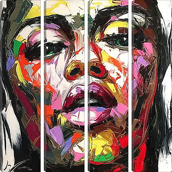 Модульная картина - Томный взгляд